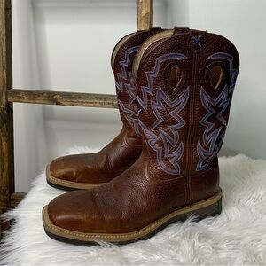 Twisted X 12” Steel Toe Men's Brown Western Boots